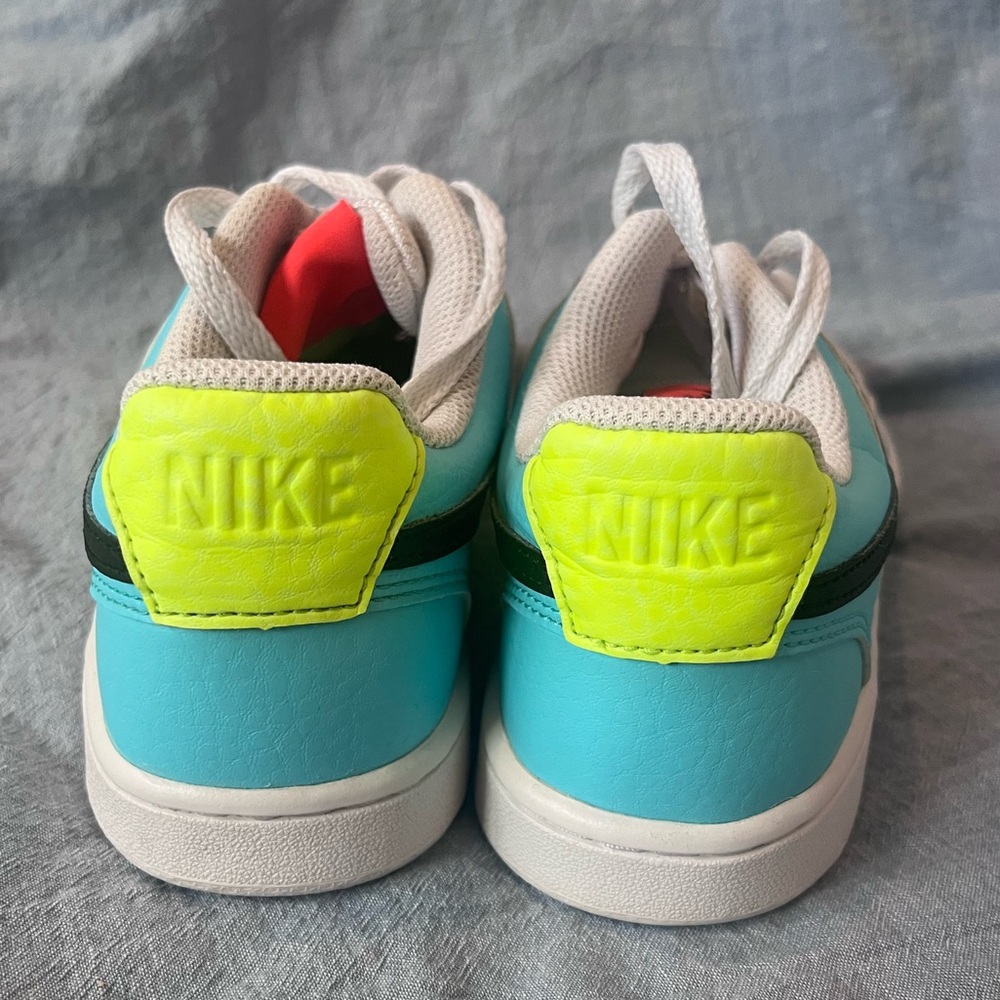 Nike White and Neon Sneakers - Picture 5 of 8
